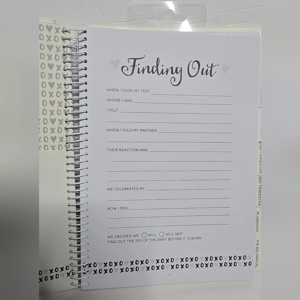 MY PREGNANCY JOURNAL : Pearhead Photos Pockets Memory Pages w Soft Leather Cover